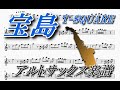 宝島（アルトサックスソロ楽譜）Takarajima (Alto Saxophone solo Sheet music)