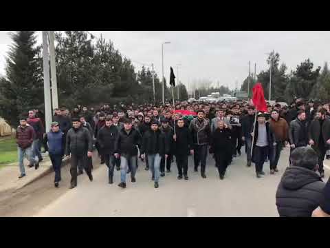 Zahid Sabirabadlının Defn Merasimi (Geniş Video) 19.12.2018