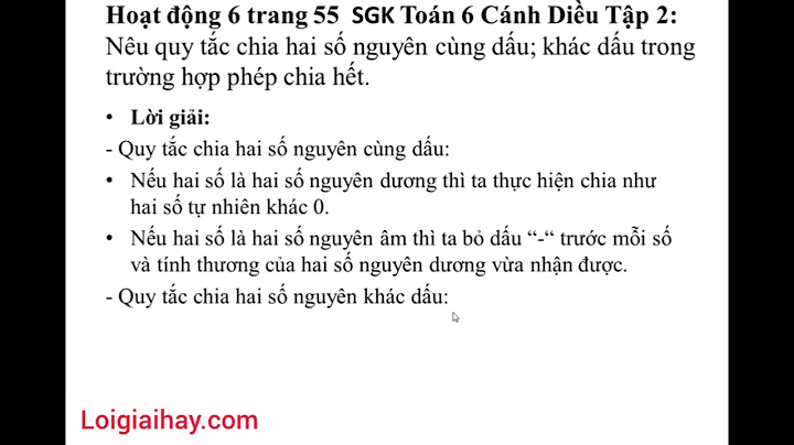 Giải bài 130 sgk toán 6 tập 2 trang 55 năm 2024