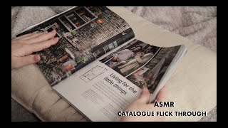 ASMR - Catalogue flick through (Crinkling, tapping, paper sounds) screenshot 5