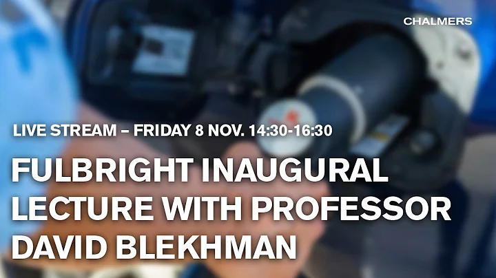 Fulbright inaugural lecture with Professor David B...