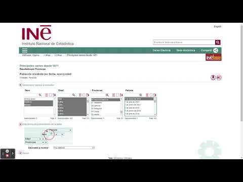 Descarga de datos estadísticos - INE (cifras de población)