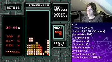 My first 29 start maxout! - NES Tetris