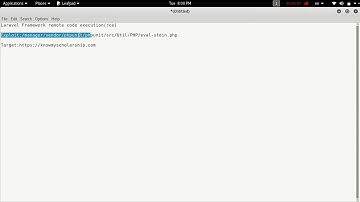 Laravel Framework RCE 2019