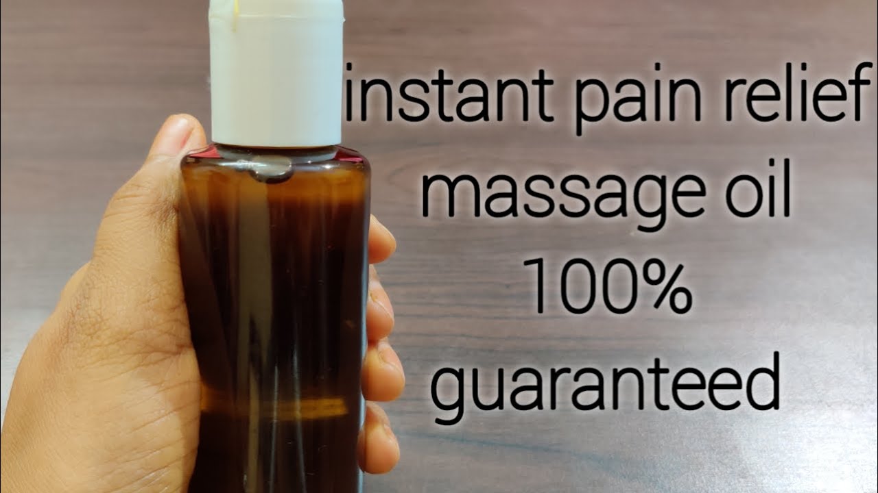 best homemade massage oil इस आयल के मसाज से आप किसी भी तरह के दर्द