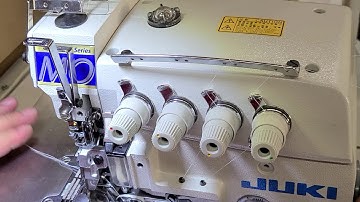 Juki MO-6814S threading - SewingGold.com