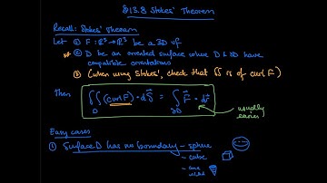 16.8 Stokes Theorem video 2 - 2:30 class