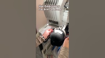 BROTHER FLAT BRIM CAP FRAME,  multi needle embroidery machine for hats.