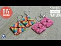 How to Make Simple Macrame Earrings DIY