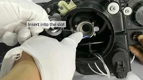 How to install H7 AND H4 led headlight bulbs-Qcheye