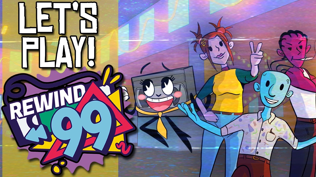 The 1990's Video Rental Store Simulator | Let's Play REWIND 99 (Demo Disc)!