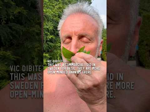 This was a commercial I did in Sweden for basil. They are more open-minded than us there.