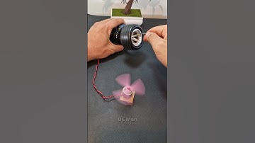 Manual generator_ Dc Motor | #dcmotor #tech #youtubeshorts #motor #fan #diy