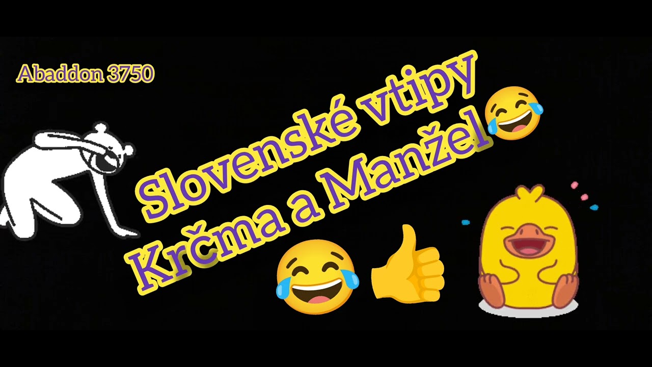Slovensk Vtipy Kr ma A Man el YouTube slovensk-vtipy-kr-ma-a-man-el-youtube