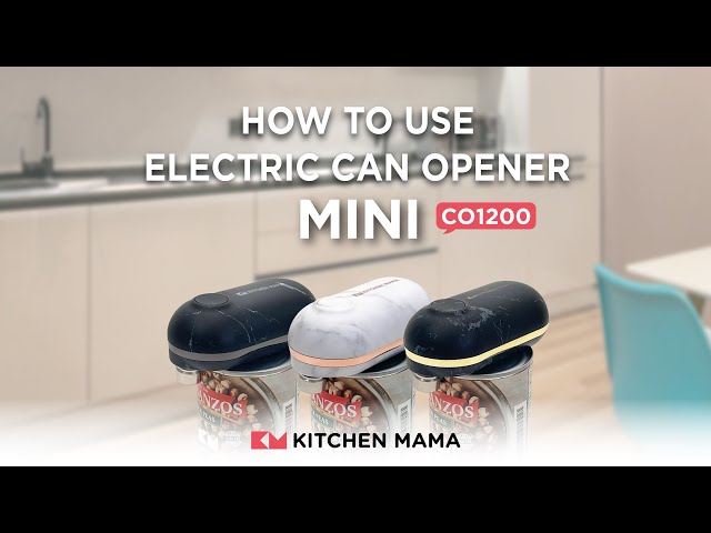 How to Use Kitchen Mama Mini Electric Can Opener