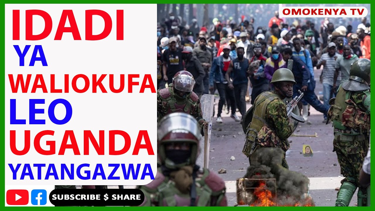 Breaking News: Baada Ya Maandamano Kuzuka Uganda Idadi Ya Waliokufa Leo Yatangazwa