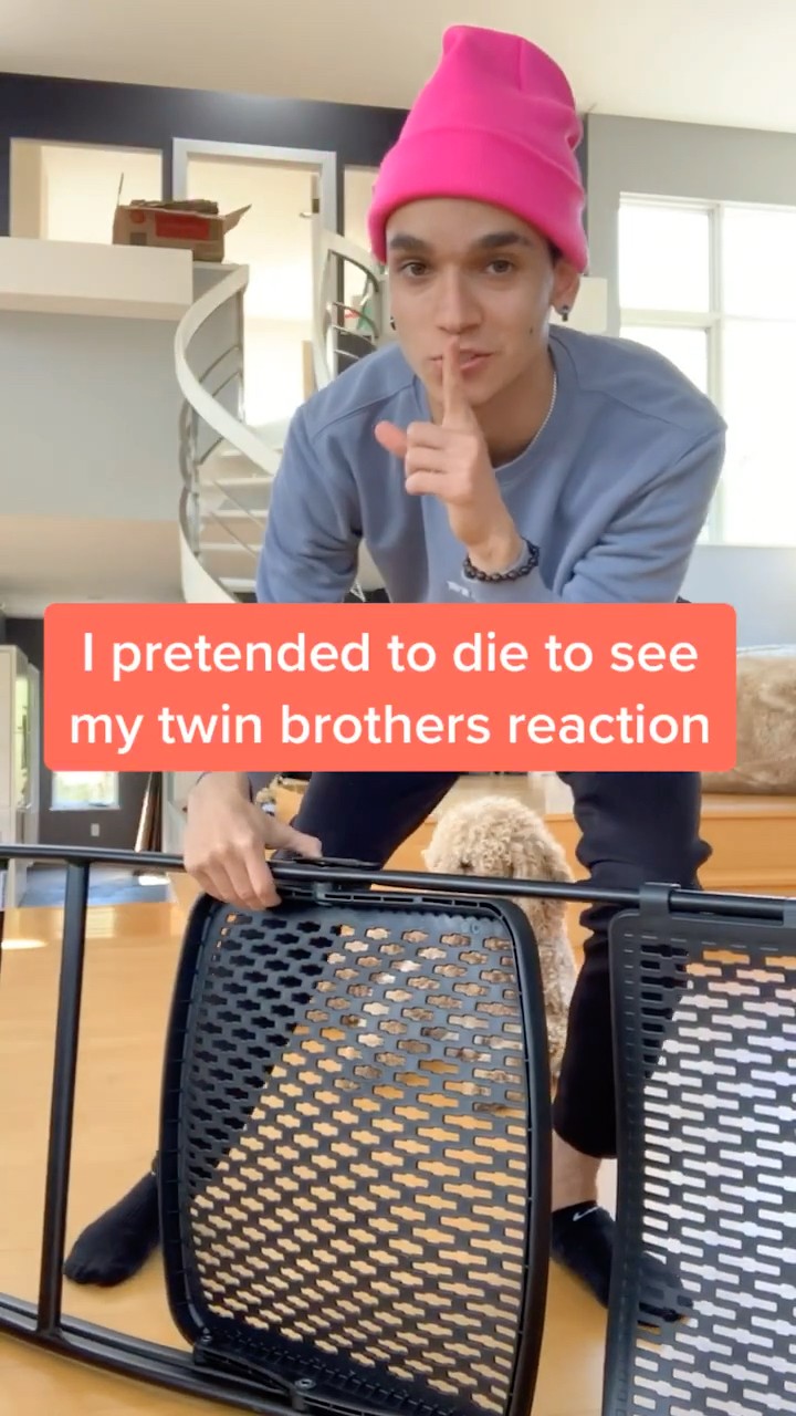 i didn't expect him to react like that ?