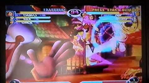 Marvel vs Capcom 2(Dreamcast)-Chun-Li/Guile/Charlie Playthrough