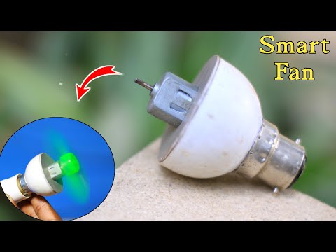 How to make a smart fan with dc Motor & Mobile Phone Charger - Small dc motors for projects