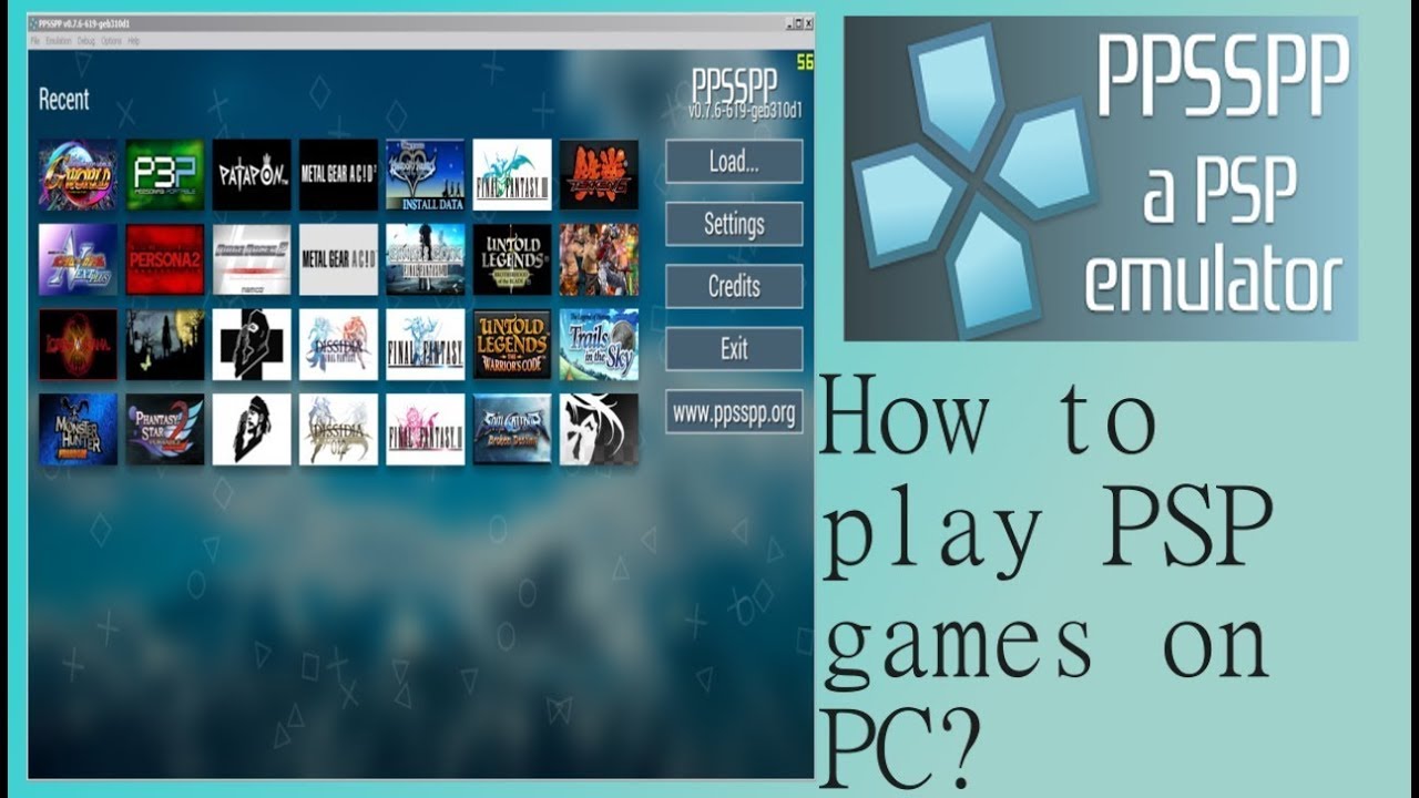 Ppsspp Emulator Settings For Pc Youtube