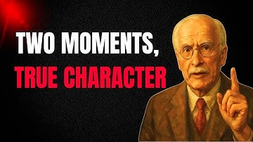 “The Two Moments That Reveal a Person’s True Character” - Carl Jung