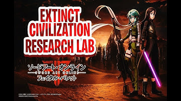 Extinct Civilization Research Lab - SAO: Fatal Bullet