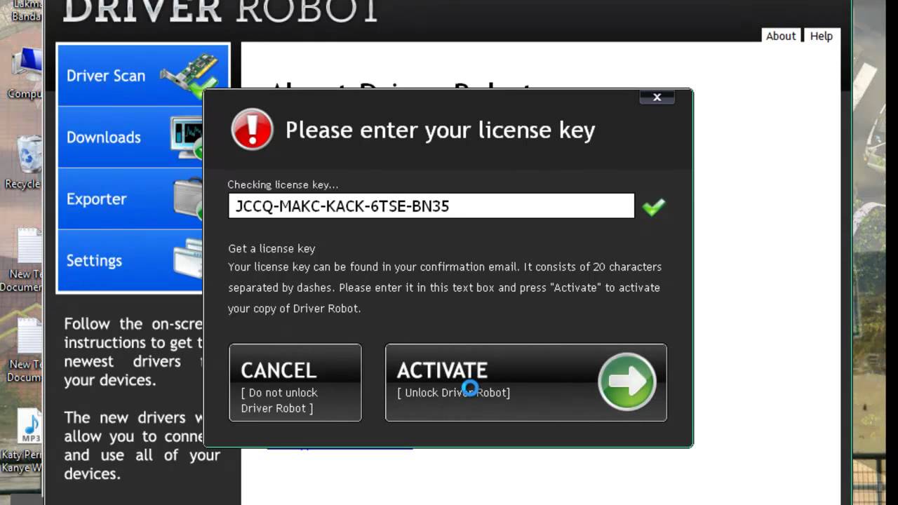 driver robot serial keys