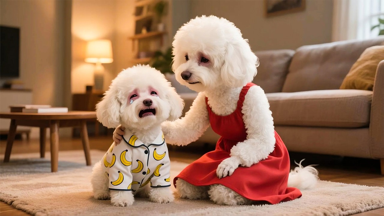 학교에서 괴롭힘을 당한 강아지… 마마 도그가 새 친구를 사귈 수 있도록 케이크를 구워줘요 🐶🍰