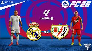 FC 26 - Real Madrid vs Rayo Vallecano - La Liga Match - Authentic Gameplay | PS5™ 4K