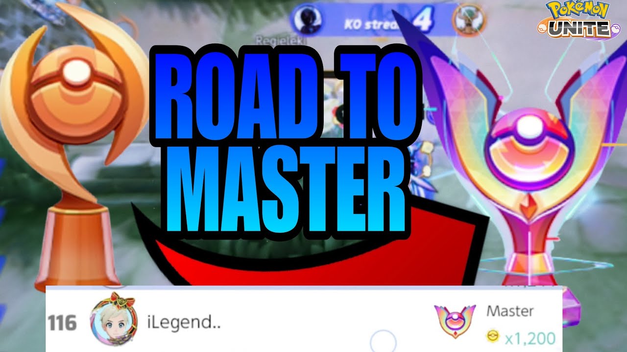 SPEEDRUN! ROAD TO MASTER ONLY IN 3 HOURS!? || POKEMON UNITE NEW SEASON ...