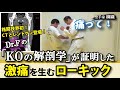 【KOの解剖学】激痛ローキック！の医学的背景を格闘技ドクターが解説