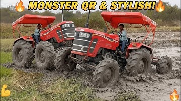 Mahindra Yuvo Tech Plus 4x4 🚜 Full Mud Test | Stuck in Deep Mud & Self-Recovery Power Show