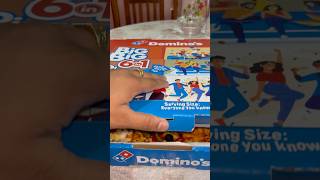 Domino’s Big 6 in 1 pizza #dominos #dominospizza #food #shorts #ytshorts #cheeseburst #yumyum