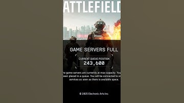 Battlefield 6 waiting queue is INSANE #bf6 #battlefield6 #games