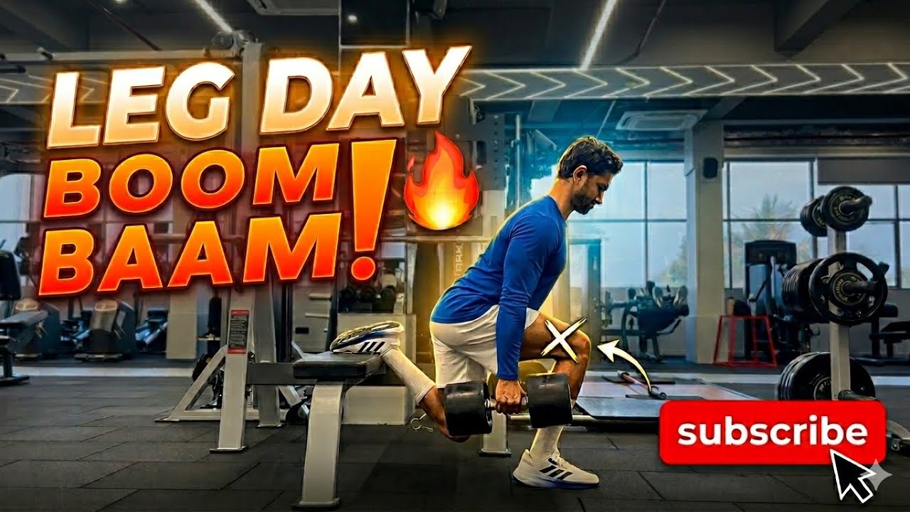 Brutal Leg Day Workout | Grow Bigger Quads & Glutes Fast - YouTube