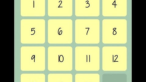 15 Puzzle Game Turtorial