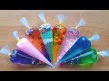 Making Slime with Piping Bags - Satisfying Slime Video