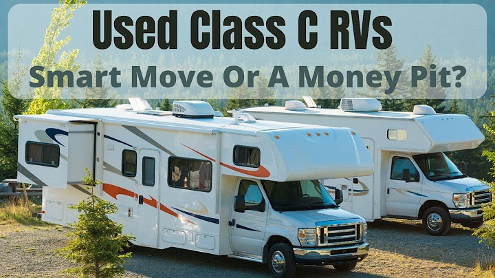 Used class c rvs for sale near me