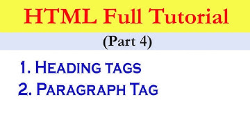 HTML 4 | Horizontal Rule Tag And Paragraph Tag In HTML | Learn HTML | HTML Tutorial Free.