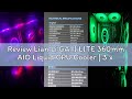 Review Lian Li GA II LITE 360mm AIO Liquid CPU Cooler | 3 x 120mm Performance FDB Fans, Daisy-Chain,