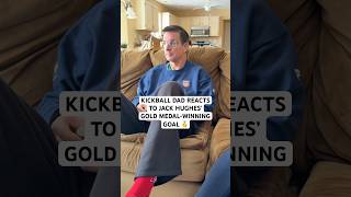 Kickball Dad Reacts to Jack Hughes’ Gold Medal-Winning Goal | Olympic Hockey Team USA vs. Canada