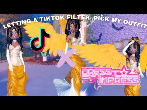 Letting A Tiktok Filter Pick My Outfit In ROBLOX DRESS TO IMPRESS