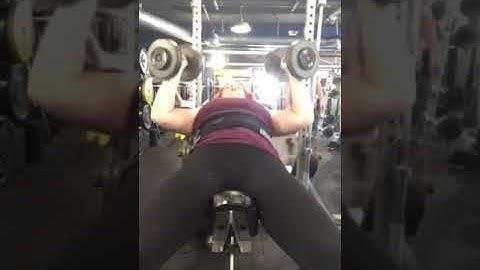 DB incline bench press NG slow eccentric 45