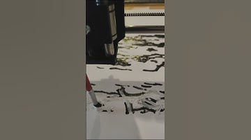 painting with a pen plotter #generativeart #penplotter