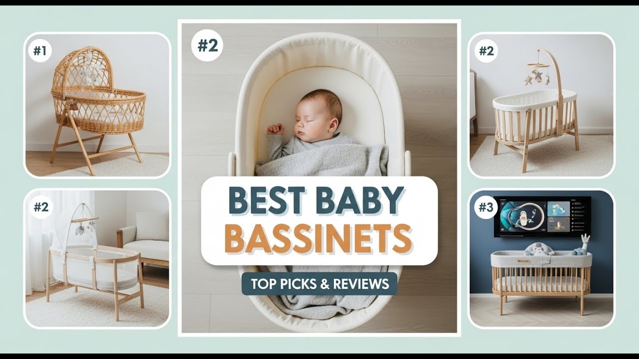 TOP 5 Best Baby Bassinets 2026 | Baby sleep safety