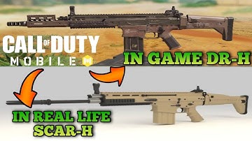 CALL OF DUTY MOBILE GUNS IN "REAL LIFE" 🔥 | ASSAULT RIFLE  GUNS IN REAL LIFE WITH "REAL NAME" | CODM