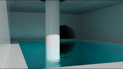 Liminal Space | Backrooms Pool Room - Blender 3D Timelapse