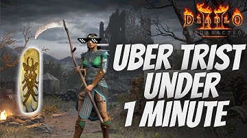 Nova Sorc Melts UBER TRIST in under a MINUTE - Diablo 2 Resurrected Patch 2.6 on PS5