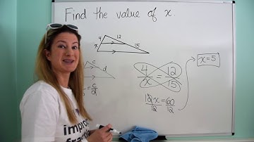 Triangle Proportionality Theorem/Side Splitter Theorem Example 1