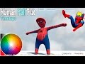 Human Fall Flat TIMELAPS art Spiderman!